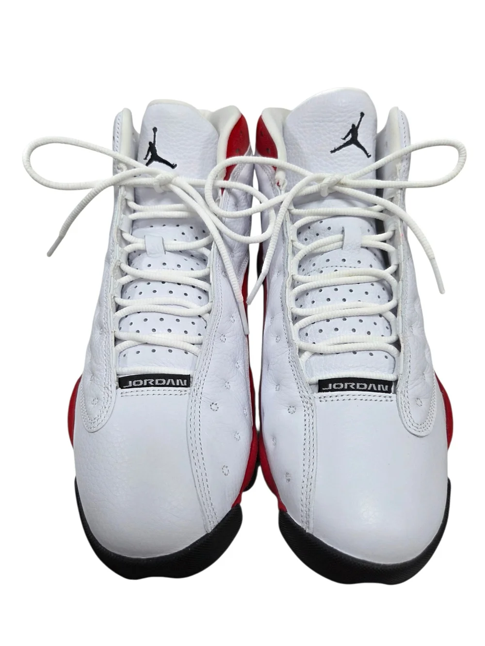 Air Jordan 13 Retro White w/ Red Accent Sneakers